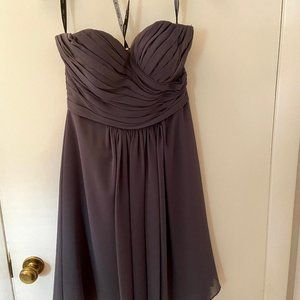 Bill Levkoff Strapless Bridesmaid Dress